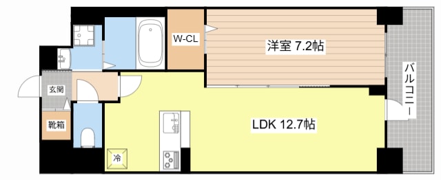 間取り図 AXIA草津_DC