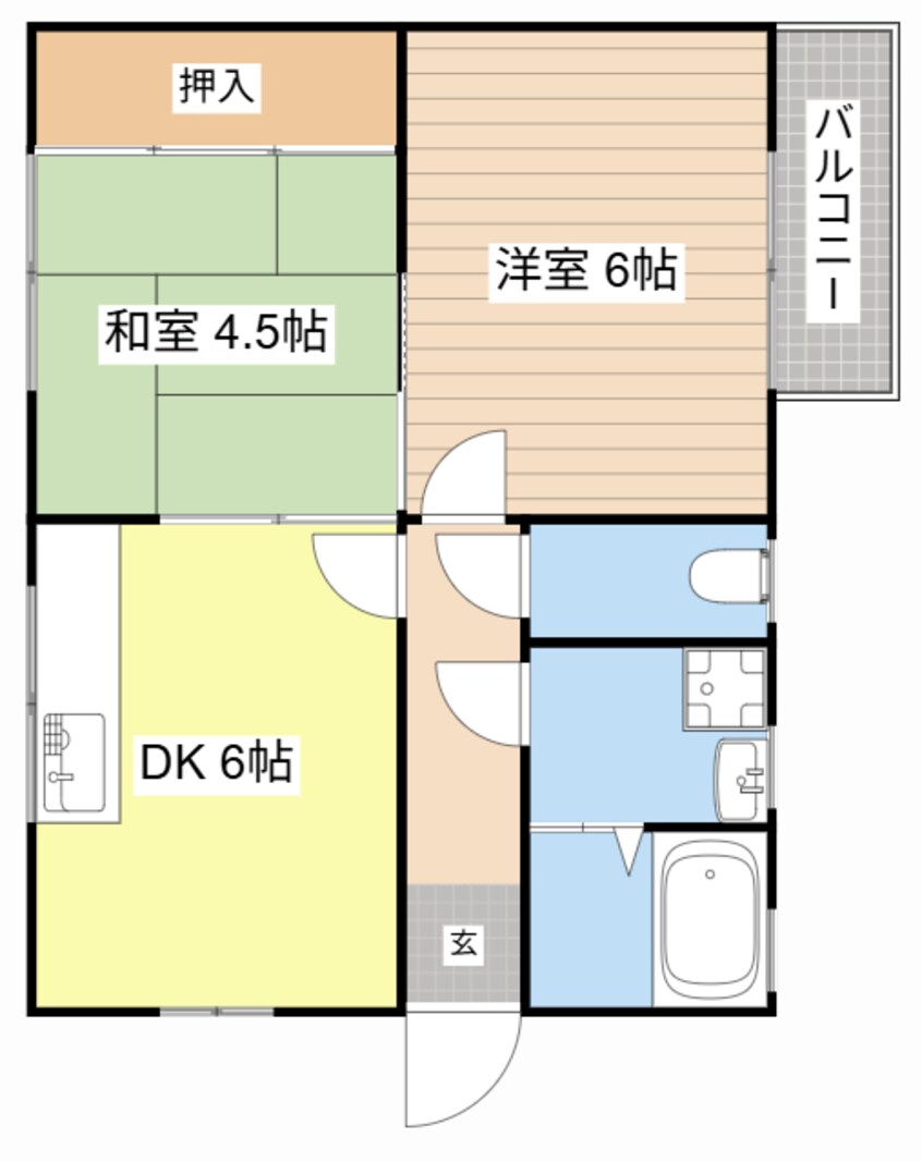 間取図 メゾン真野浜
