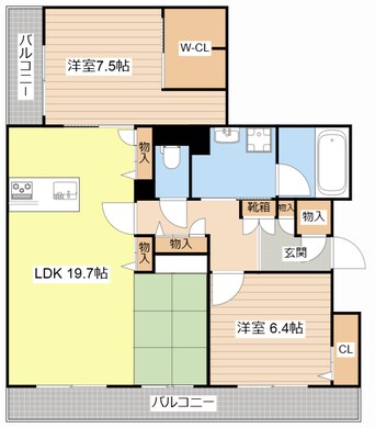 間取図 シャーメゾン草津プレミア