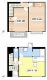 Branche1043 2LDKの間取り