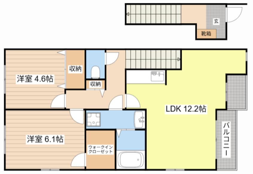 間取図 サニーコート花しょうぶ