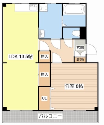 間取図 ヒルバレーマンション