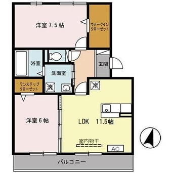 間取図 メイプルコート