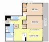 クレストブルー 2LDKの間取り