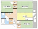 梅が丘マンションの間取図