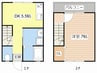モルゲンロート 1DKの間取り