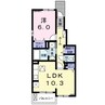 ＠三雲Ｃ 1LDKの間取り