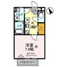 アネックス甲西中央 1Kの間取り