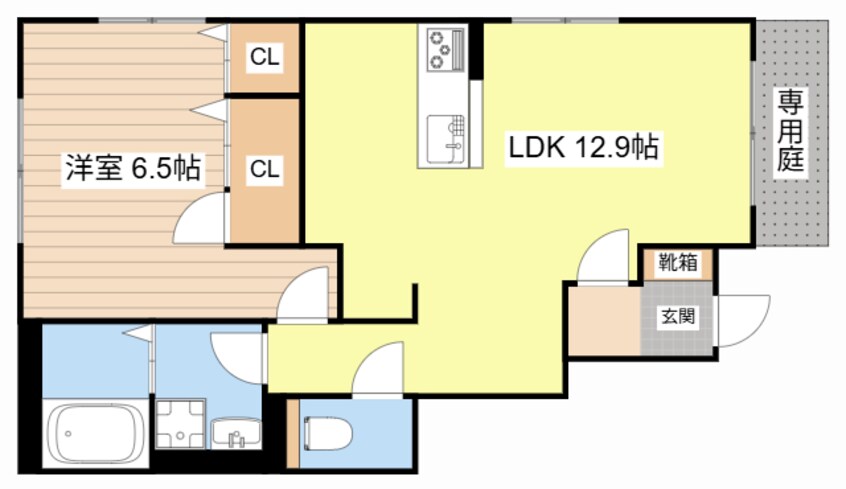 間取図 クレール