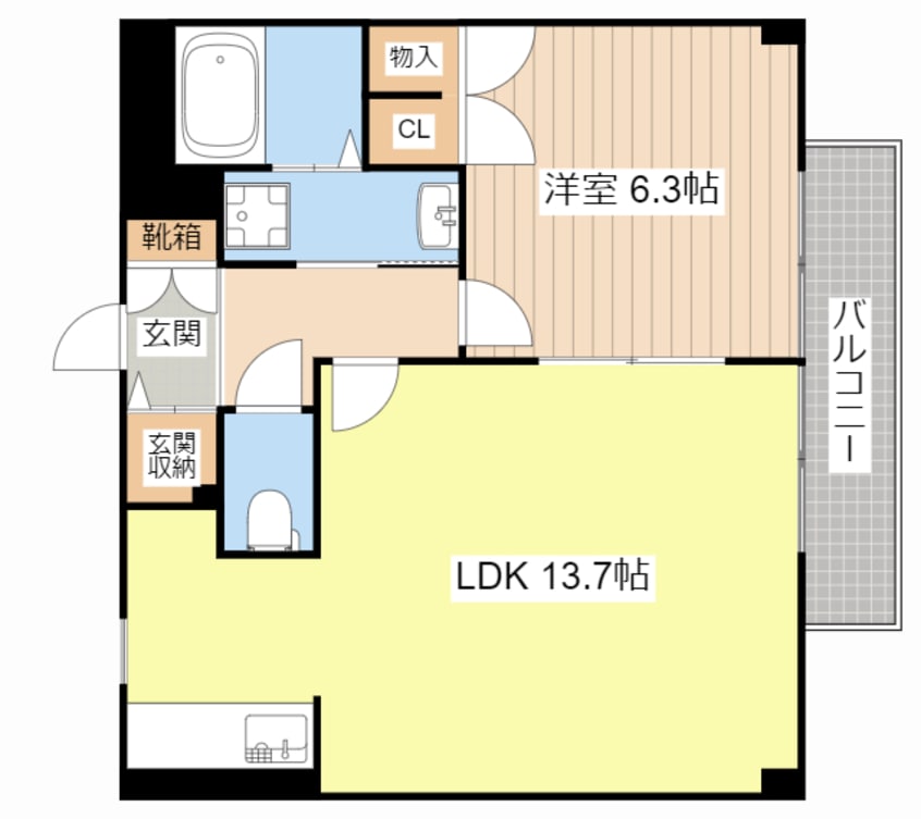 間取図 ハイツKSN
