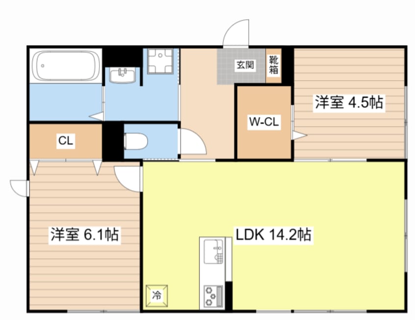 間取図 スピネル南草津