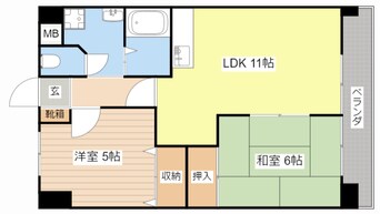 間取図 ふぁみーゆ貴生川