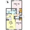 Ｆｒｉｅｄｅｎ一風 2LDKの間取り