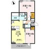 Ｆｒｉｅｄｅｎ一風 2LDKの間取り