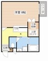 プリウス 1Kの間取り
