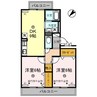 セジュールＬ３(エルスリー) 2DKの間取り