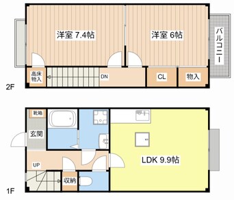 間取図 開の里Ⅰ棟