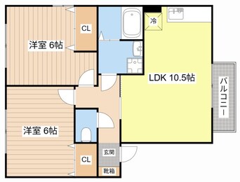間取図 コーポミズホ