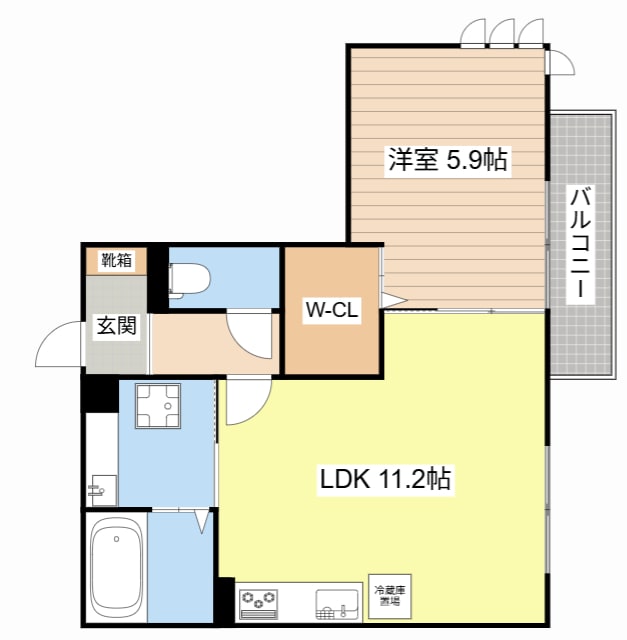 間取り図 コスモスガーデン大路