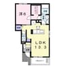 Ｂｅｌｌｅ　ＣａｓａⅡ 1LDKの間取り