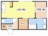 ウェルビーKONAN 1LDKの間取り