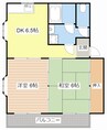 ベルパステ 2DKの間取り