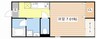 レジーナ 1Kの間取り
