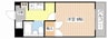 北川マイルーム８８ 1Kの間取り