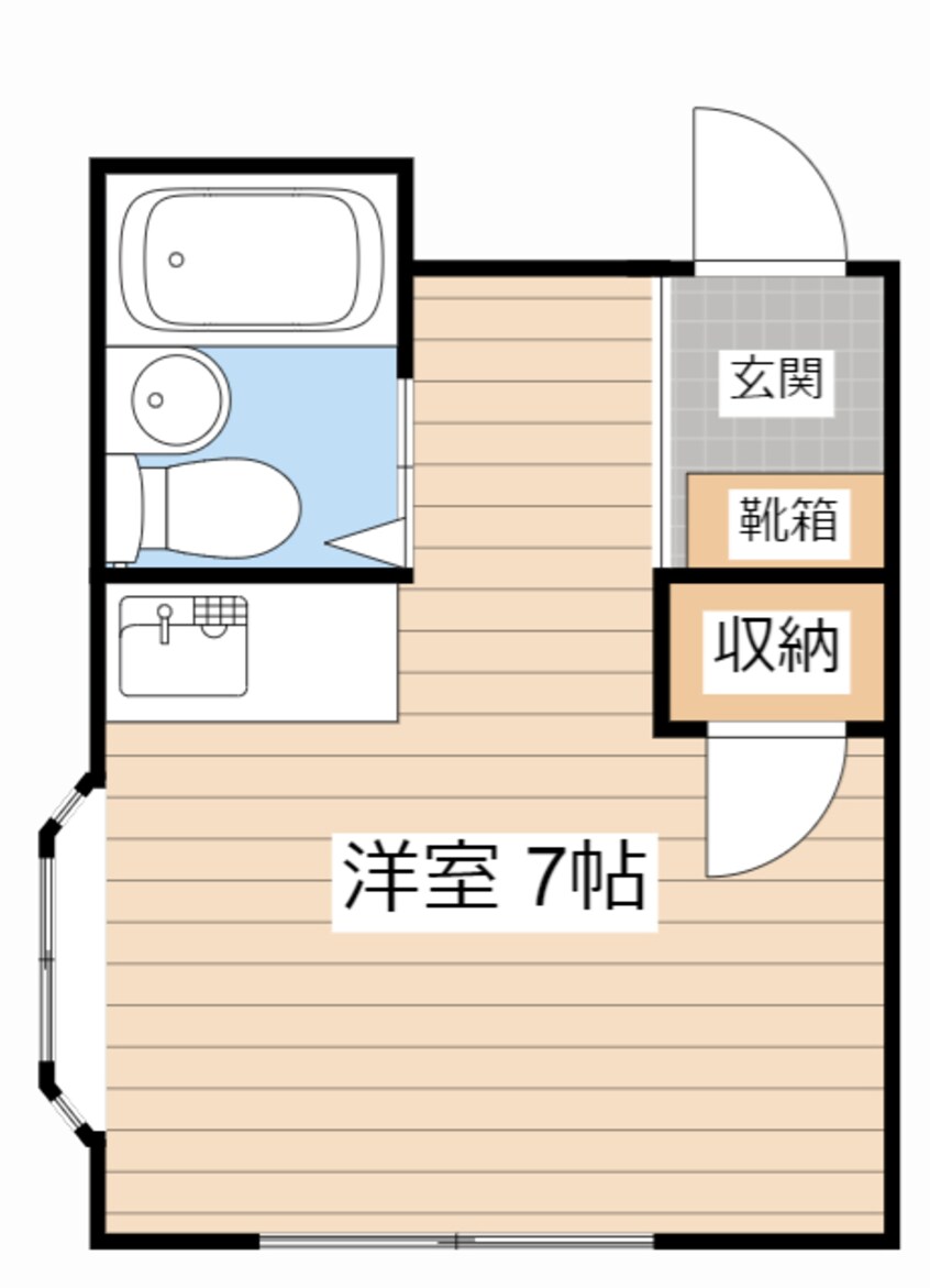 間取図 プールブゥ