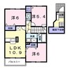 ドルチェビ－タ 3LDKの間取り