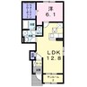 ベル・フラン　Ⅰ 1LDKの間取り