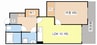 フランカ 1LDKの間取り