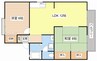 フォレストパーク 2LDKの間取り