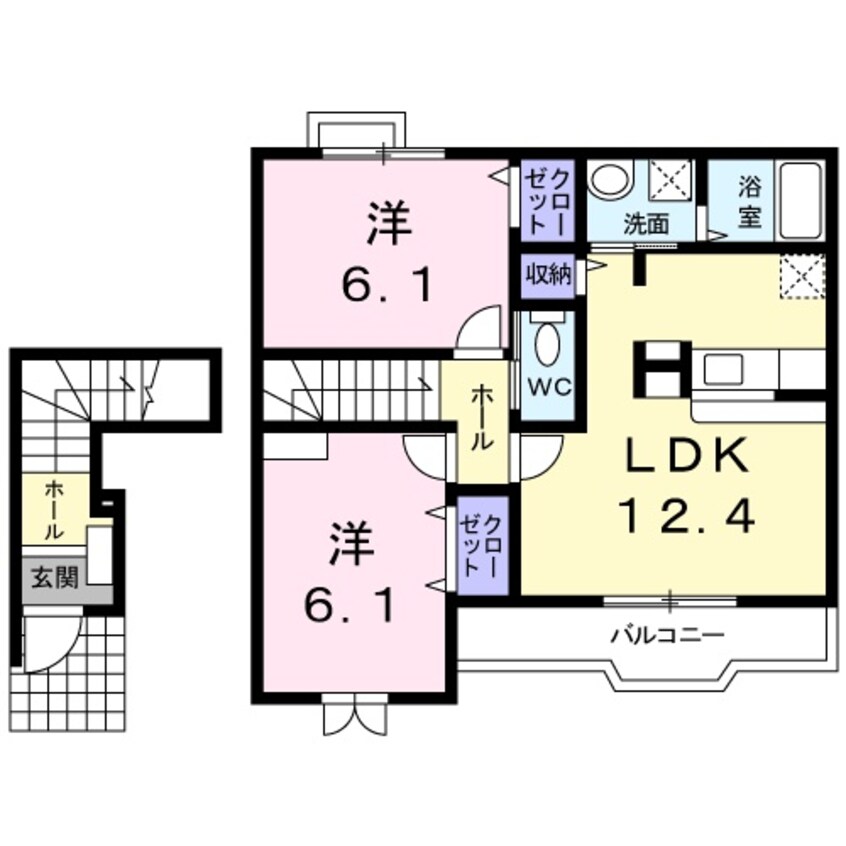 間取図 ウッドベース古城