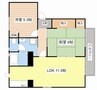 プロスペリテ 2LDKの間取り