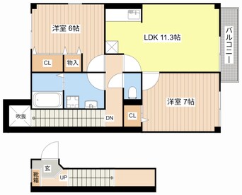 間取図 メゾンアルブル