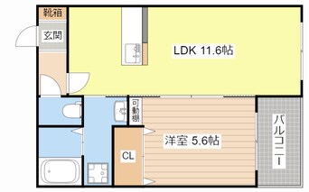 間取図 ハートフル　レイン