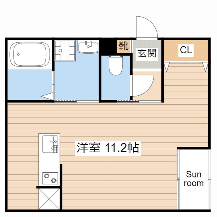 間取図 プルミエール元町