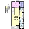 グランド　ヒル壱番館 1LDKの間取り