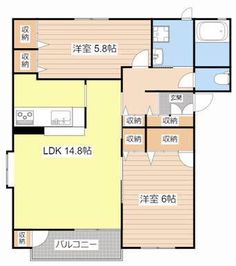 間取図 レジデンシャル甲賀