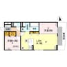 Ｄ－ＲＯＯＭ 東矢倉 2LDKの間取り