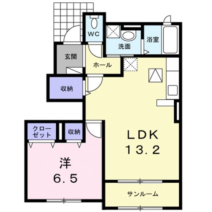 間取図 クローヴ・アヴェニュー・Ｍ　Ⅲ