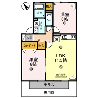 間取図 クラジールヤマザキ