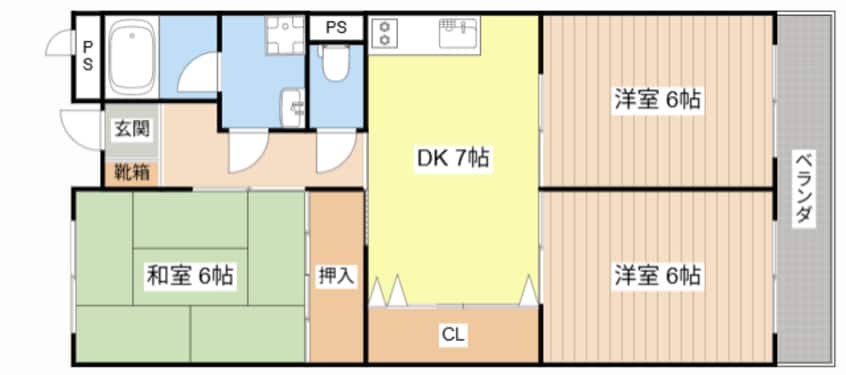 間取図 パストラルコート