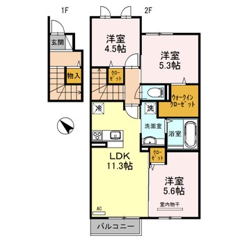 間取図 コト丸