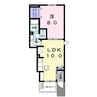 ＣＯＣＯ　新城 1LDKの間取り