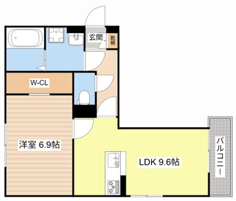 間取図 シャーロット石橋駅前