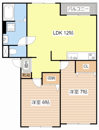 間取図 クリスタール’華