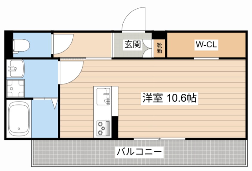 間取図 シャーロット石橋駅前