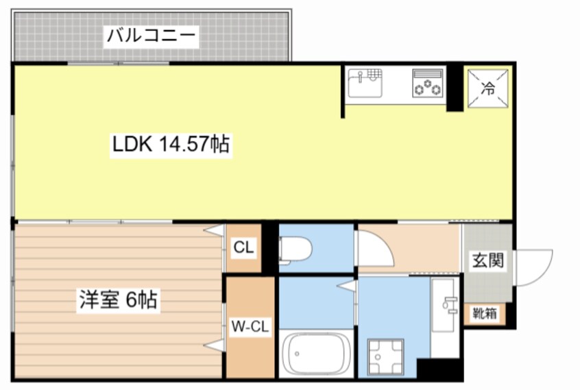 間取図 LA・VILLA五箇荘